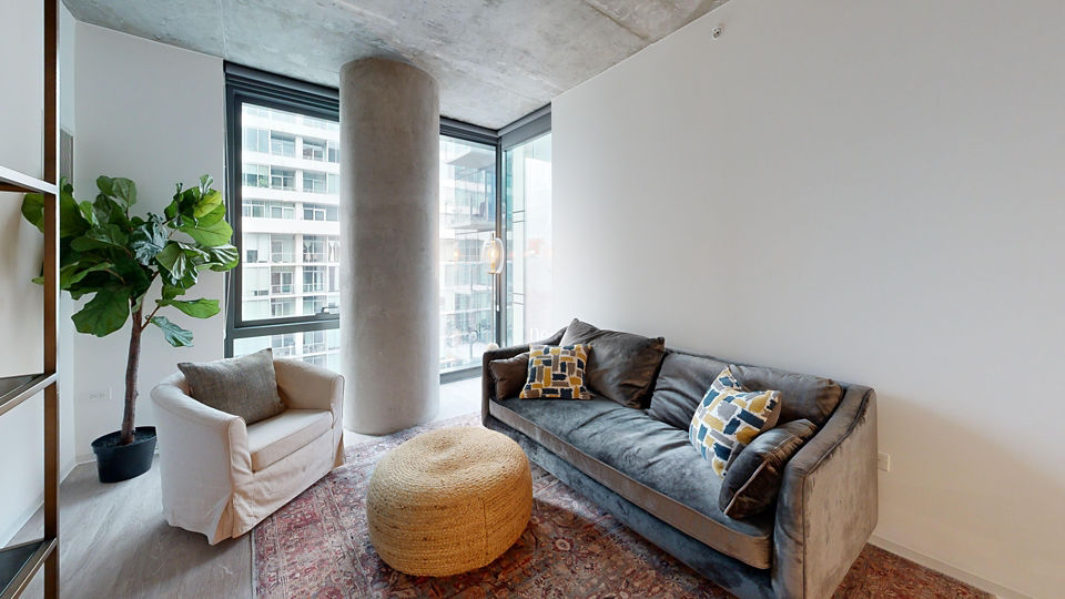living room at Nevéseno Apartments