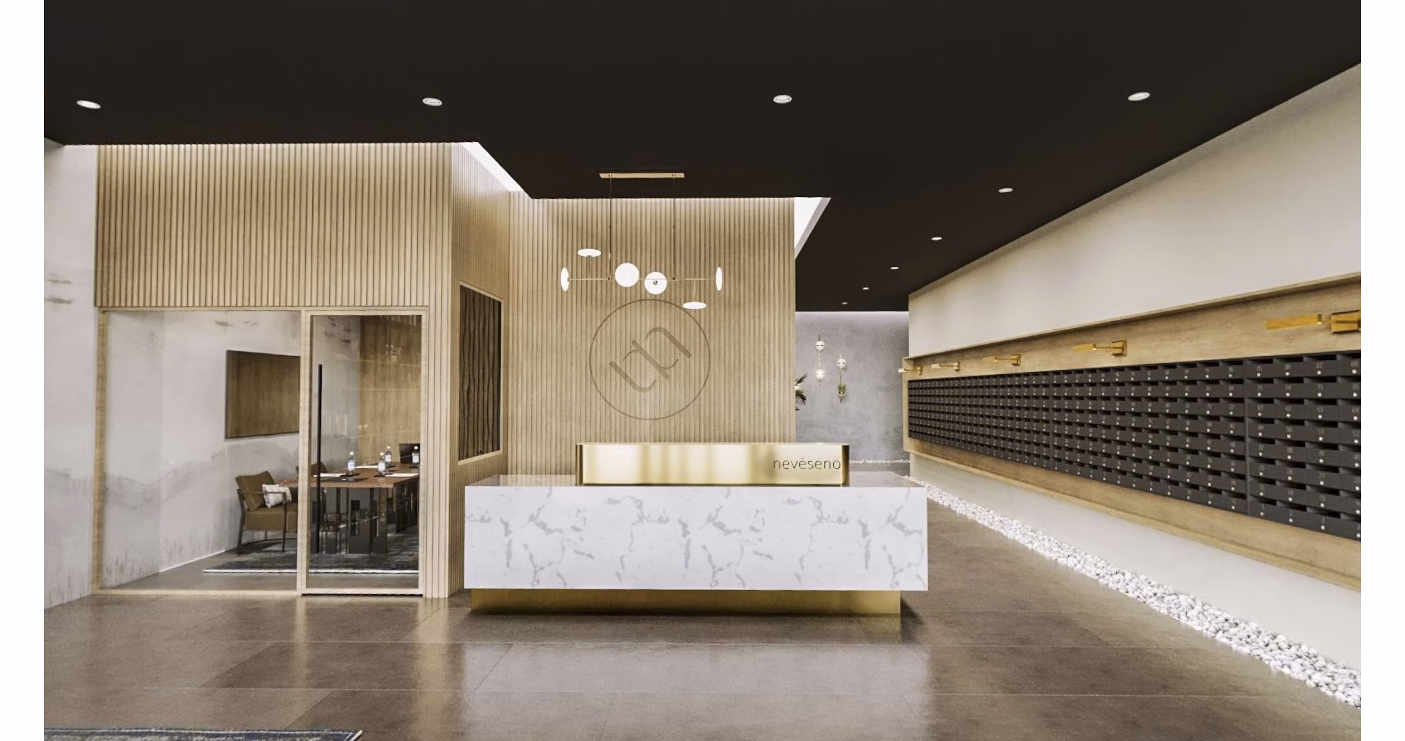 rendering at Nevéseno Apartments