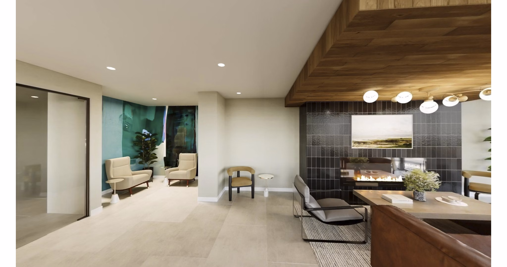 rendering at Nevéseno Apartments