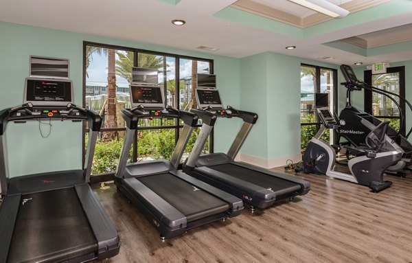 fitness center at Avana Parkway Apartments