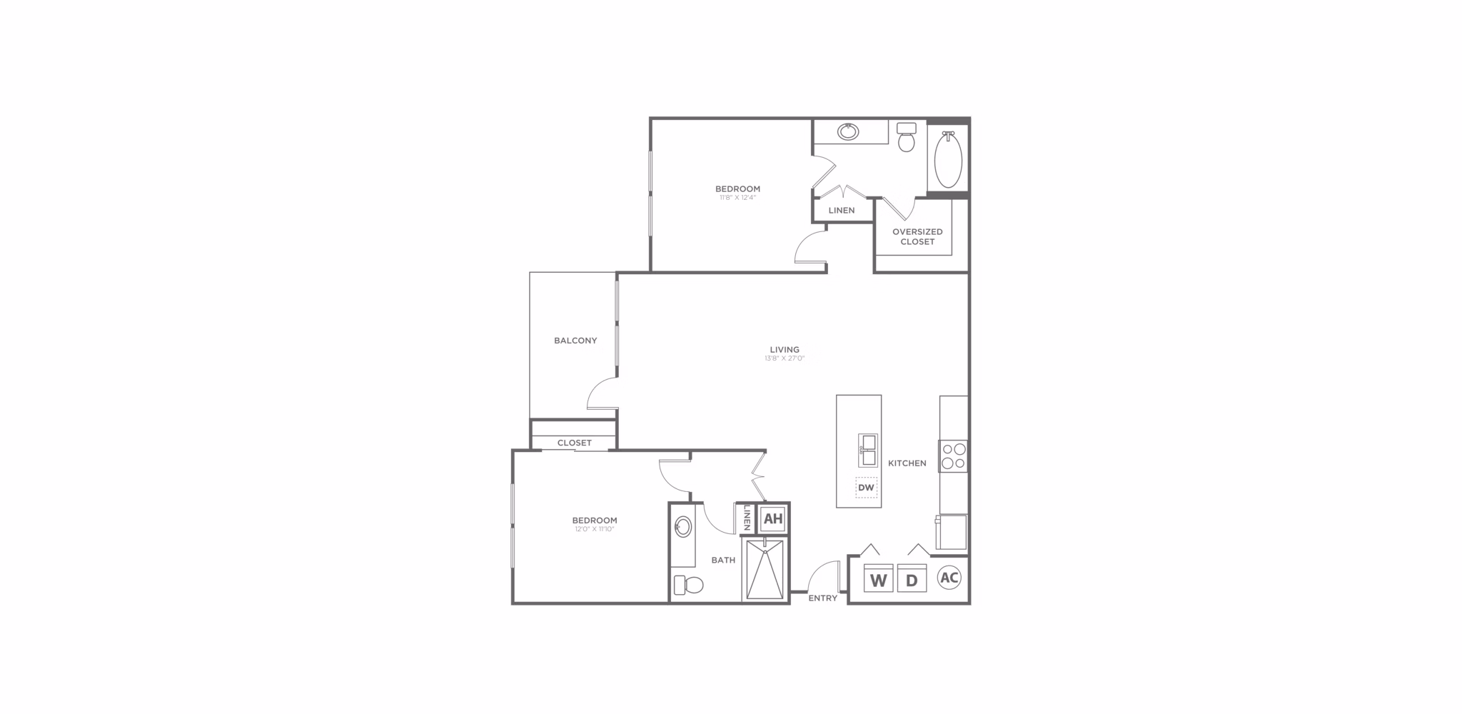 Biscayne-794231 floor plan at The Sands at Clearwater Apartments