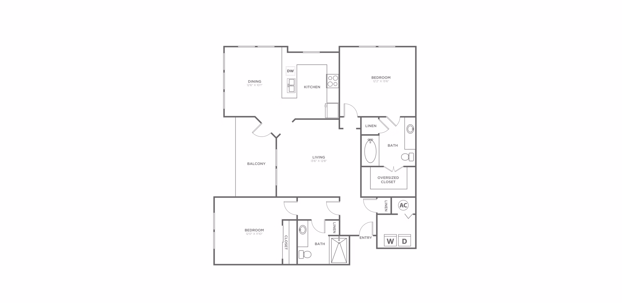 Sandkey-794233 floor plan at The Sands at Clearwater Apartments