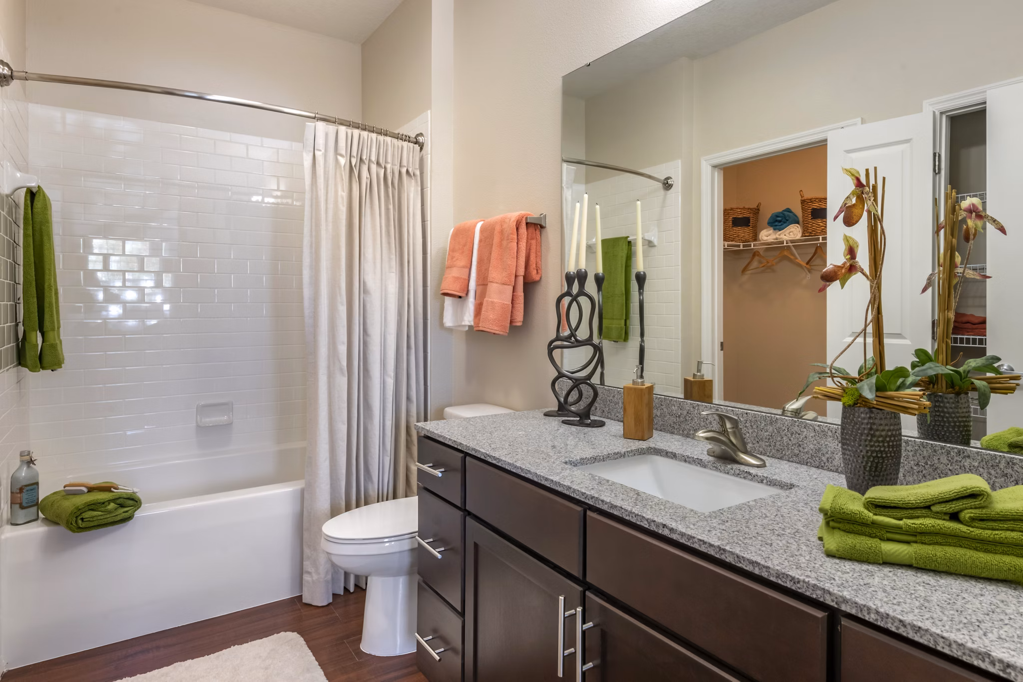 bathroom at The Sands at Clearwater Apartments