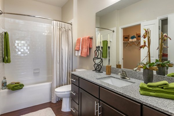 bathroom at The Sands at Clearwater Apartments