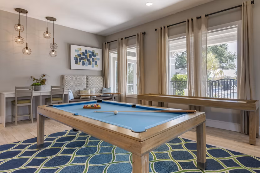 game room at The Sands at Clearwater Apartments
