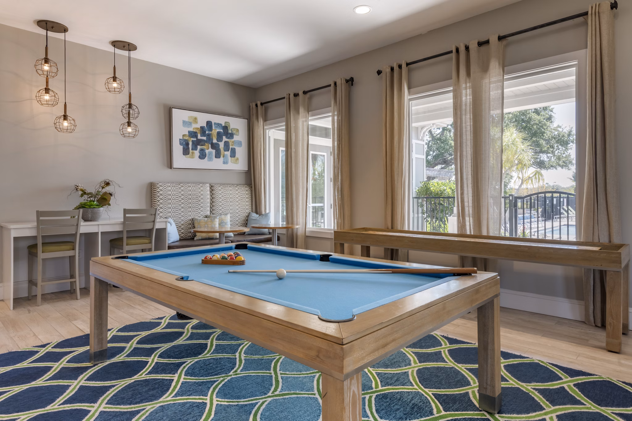 game room at The Sands at Clearwater Apartments