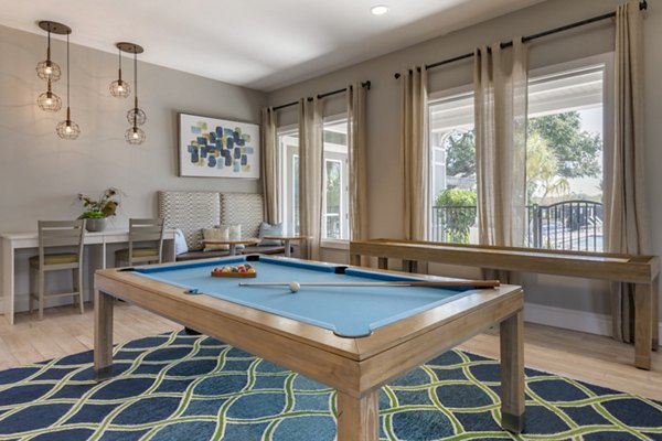 game room at The Sands at Clearwater Apartments