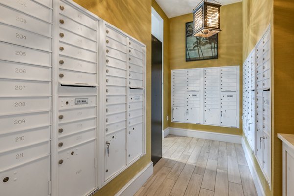 mail room at The Sands at Clearwater Apartments