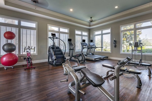 fitness center at The Sands at Clearwater Apartments