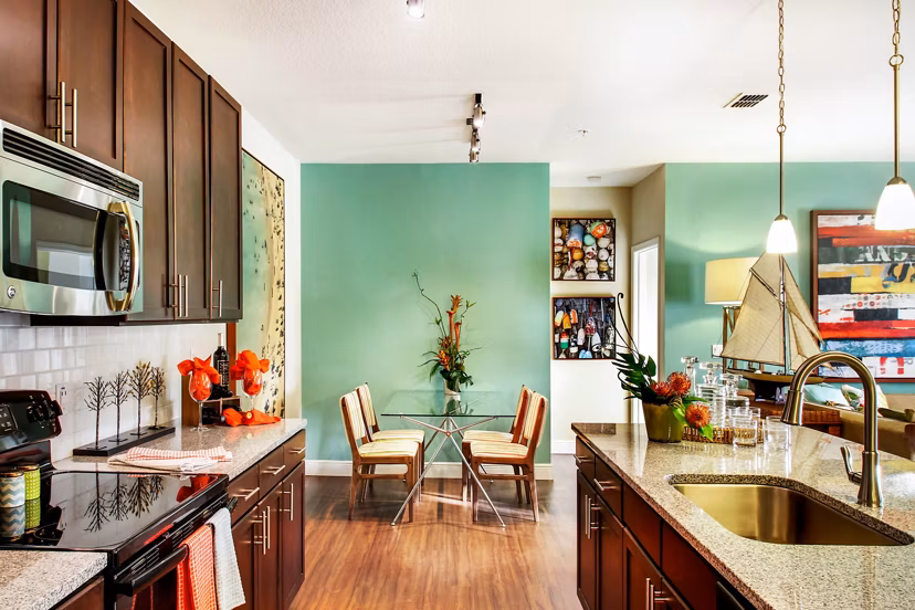 kitchen at The Sands at Clearwater Apartments