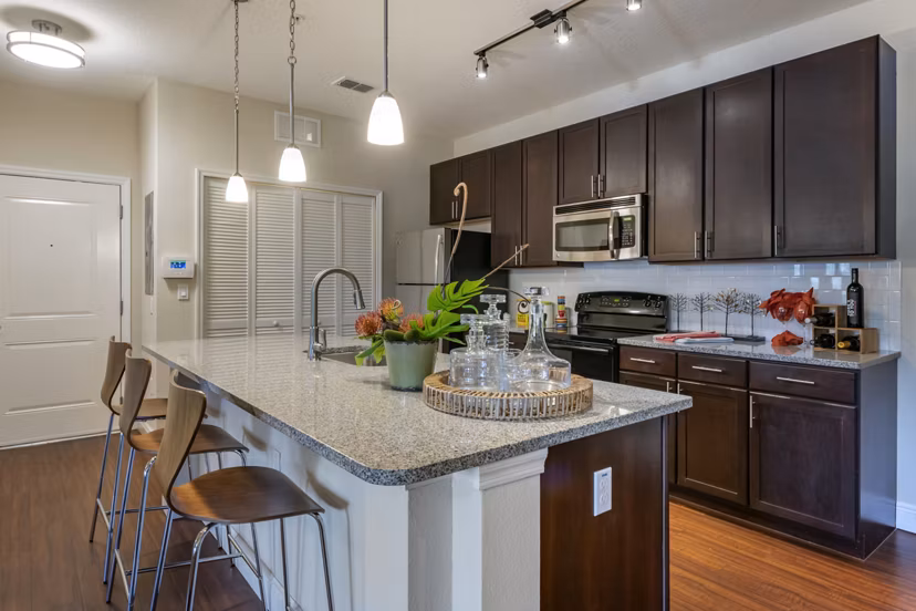 kitchen at The Sands at Clearwater Apartments