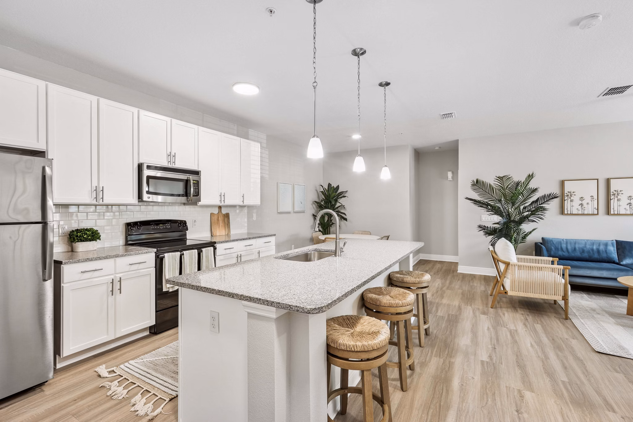 kitchen at The Sands at Clearwater Apartments