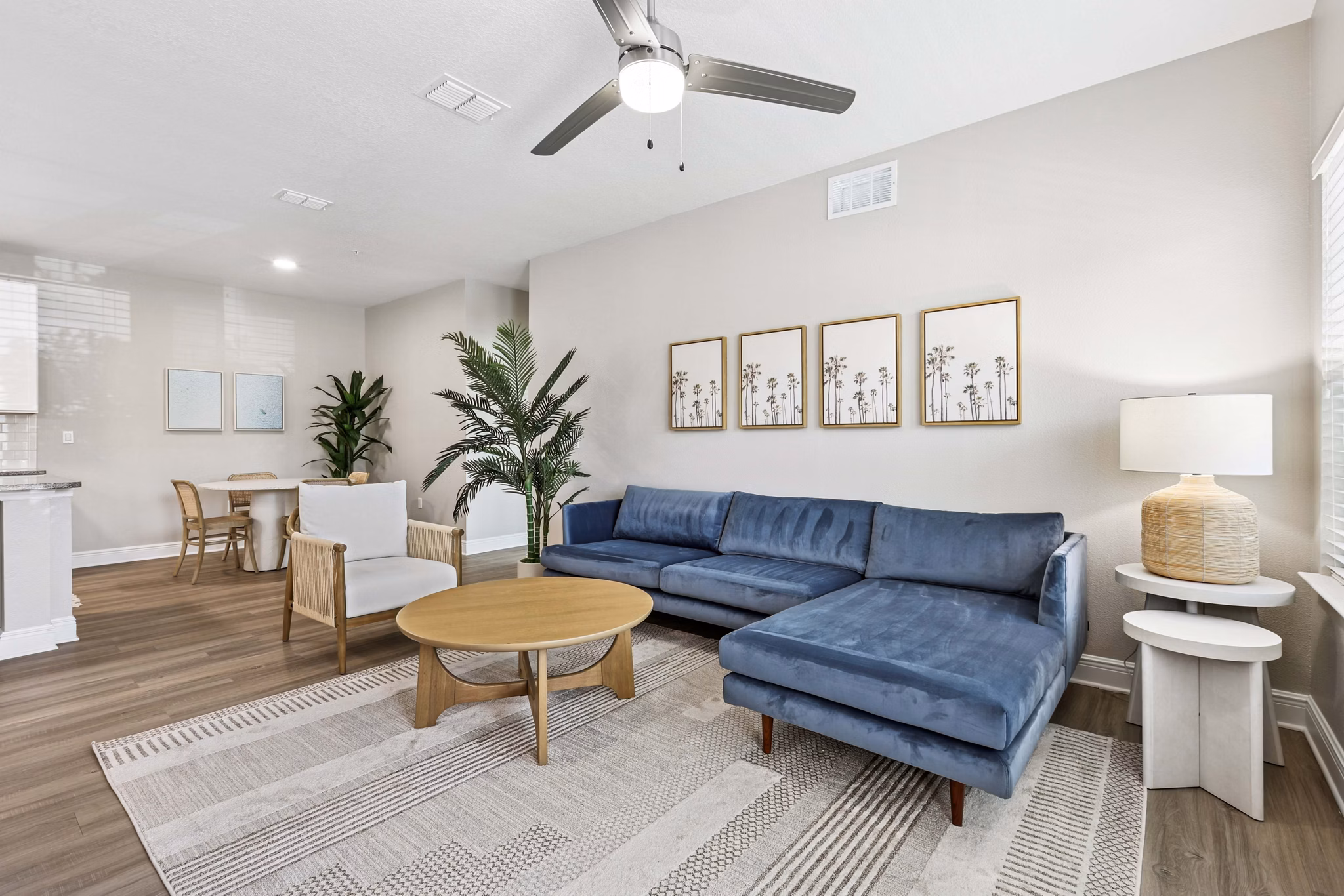 living room at The Sands at Clearwater Apartments