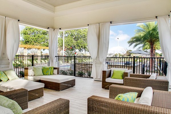 patio at The Sands at Clearwater Apartments
