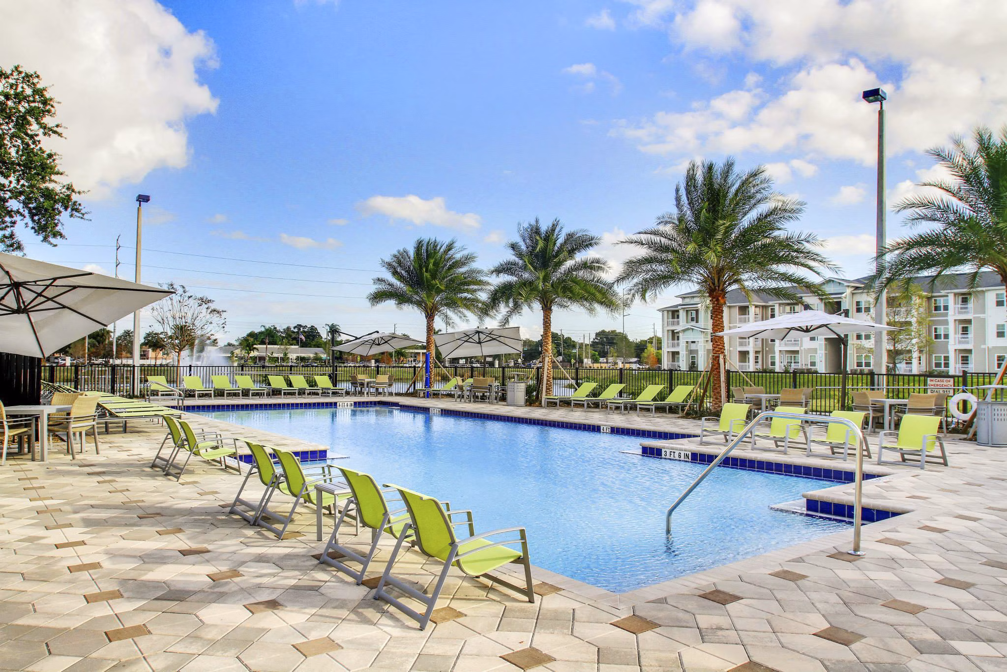 pool at The Sands at Clearwater Apartments
