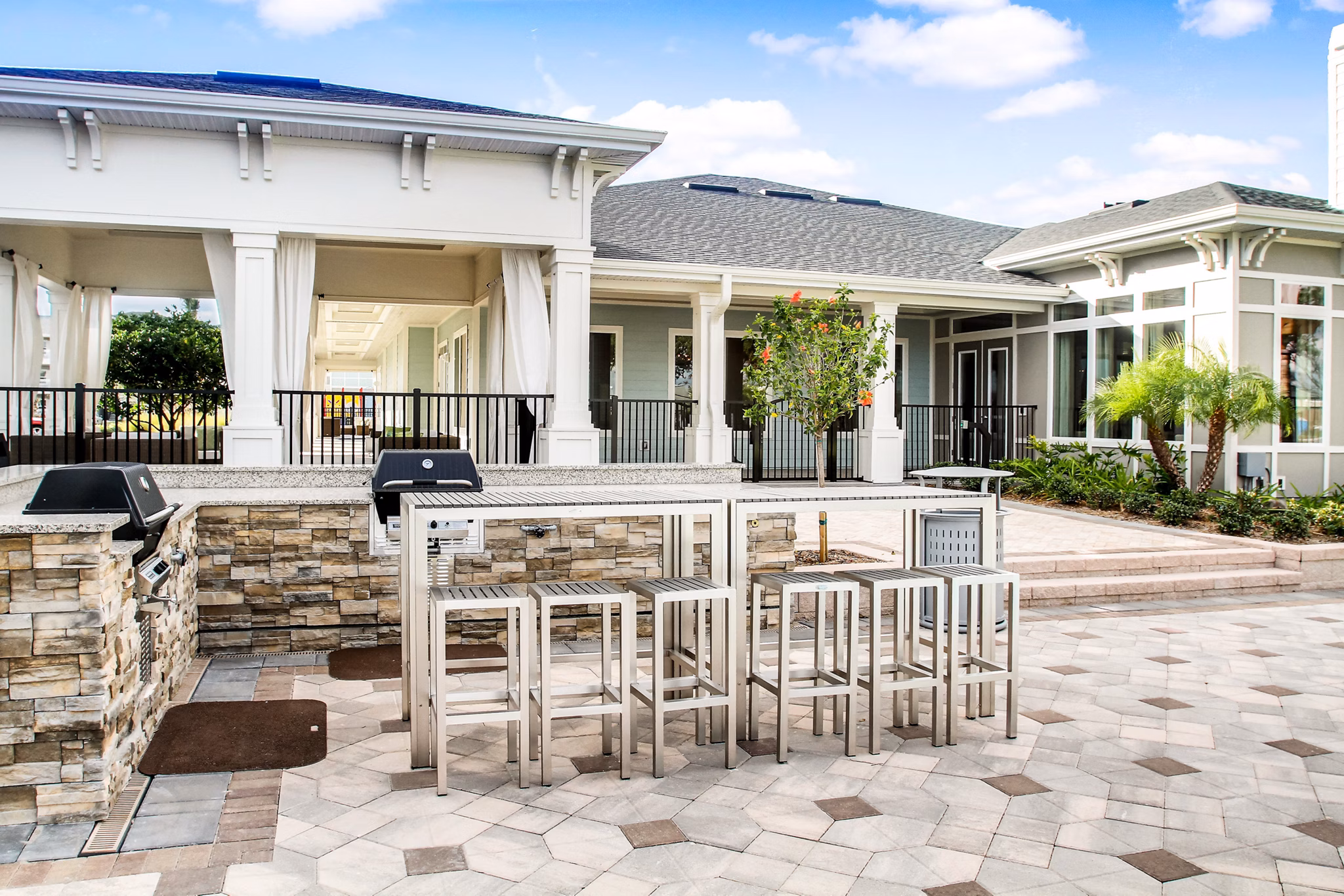grill area at The Sands at Clearwater Apartments