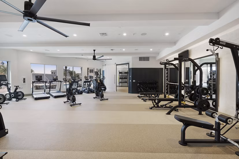 fitness center at Stirling at Cota Vera Apartments 