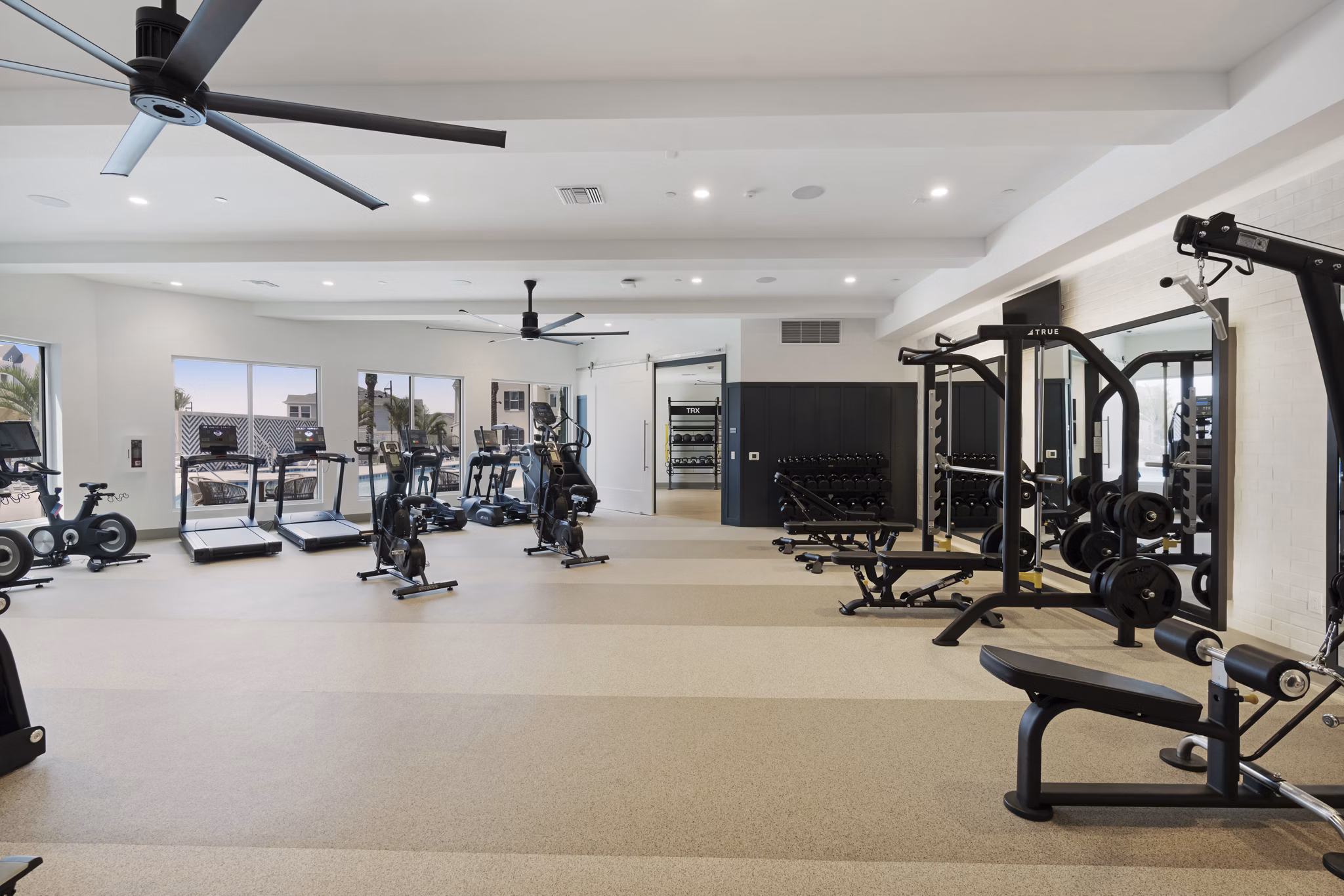 fitness center at Stirling at Cota Vera Apartments 