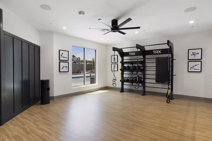 fitness center at Stirling at Cota Vera Apartments 