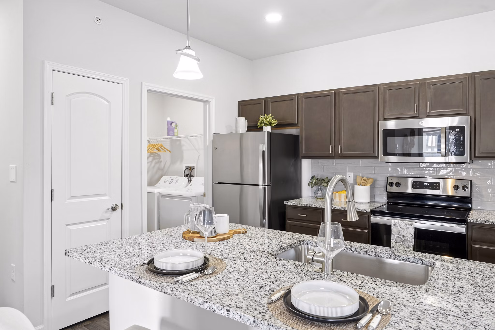 kitchen at Sugar Creek Apartments Apartments