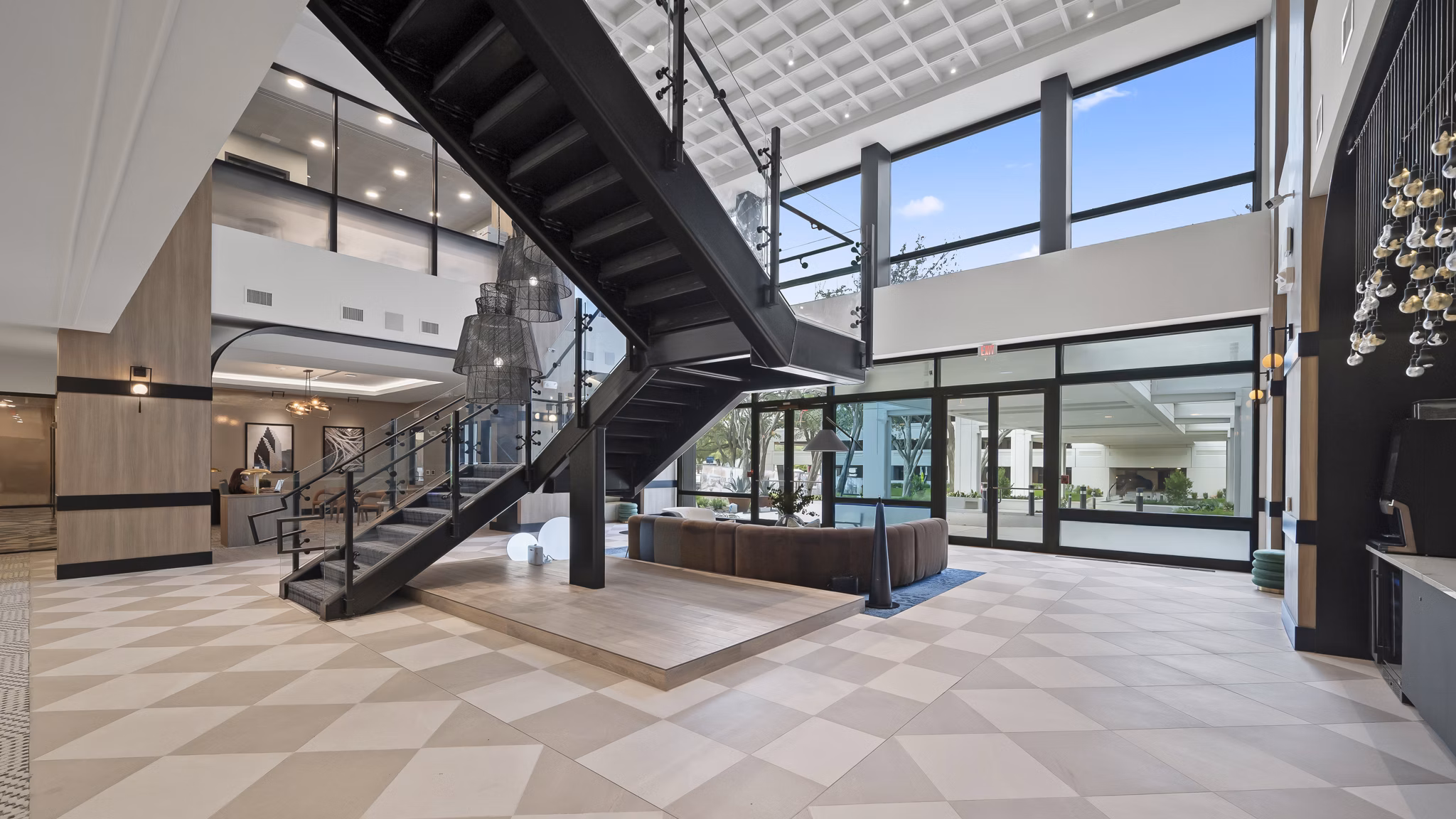 clubhouse at The Watt Apartments