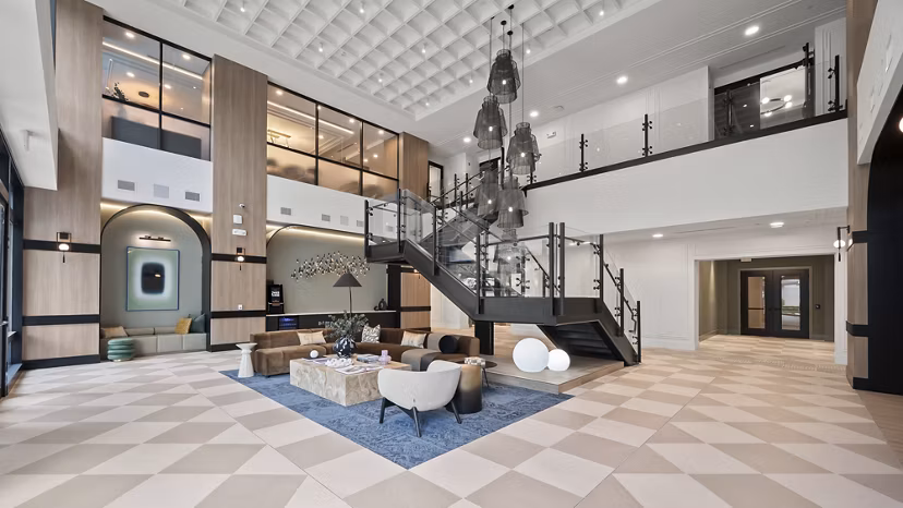 clubhouse at The Watt Apartments