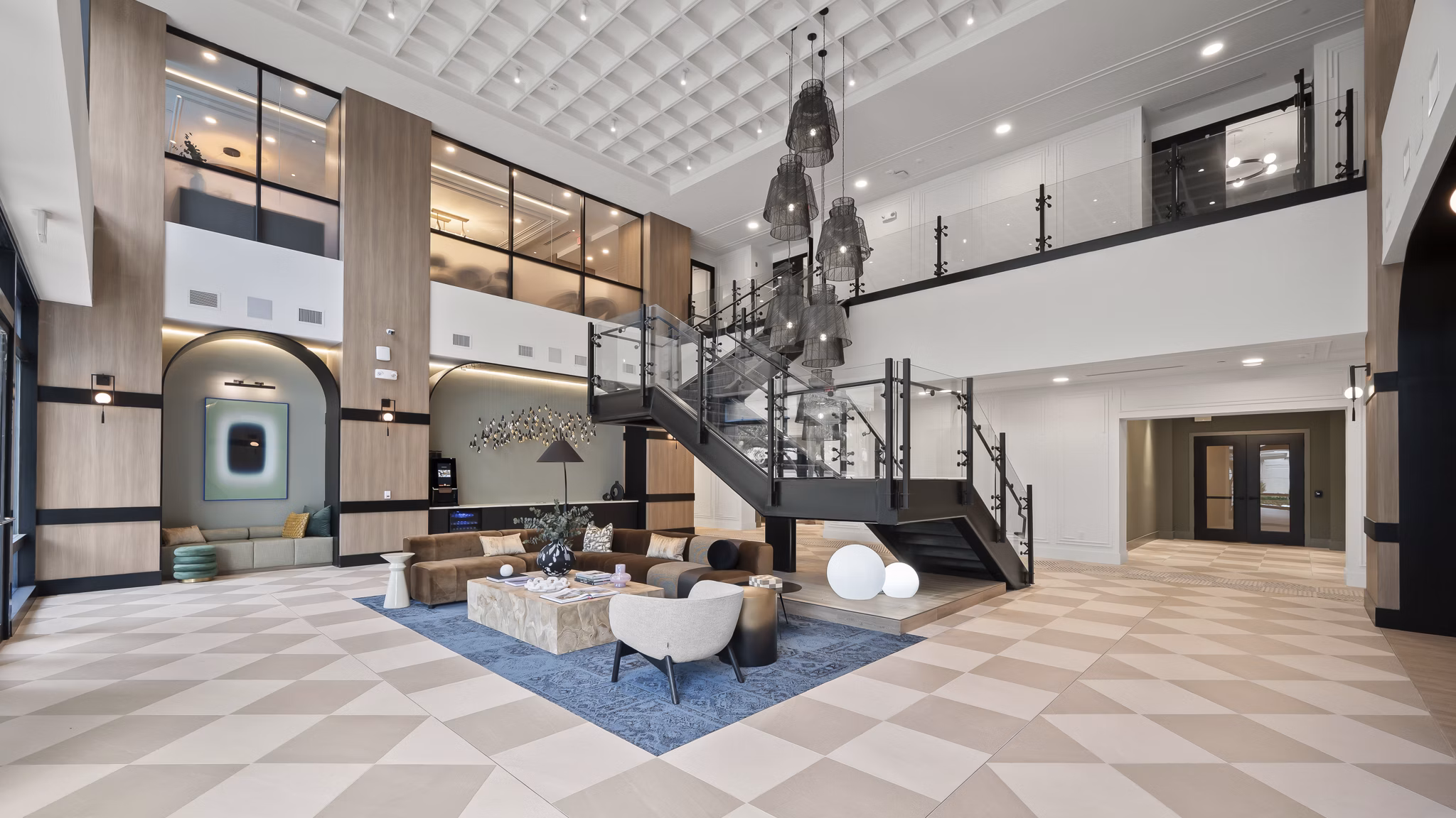 clubhouse at The Watt Apartments