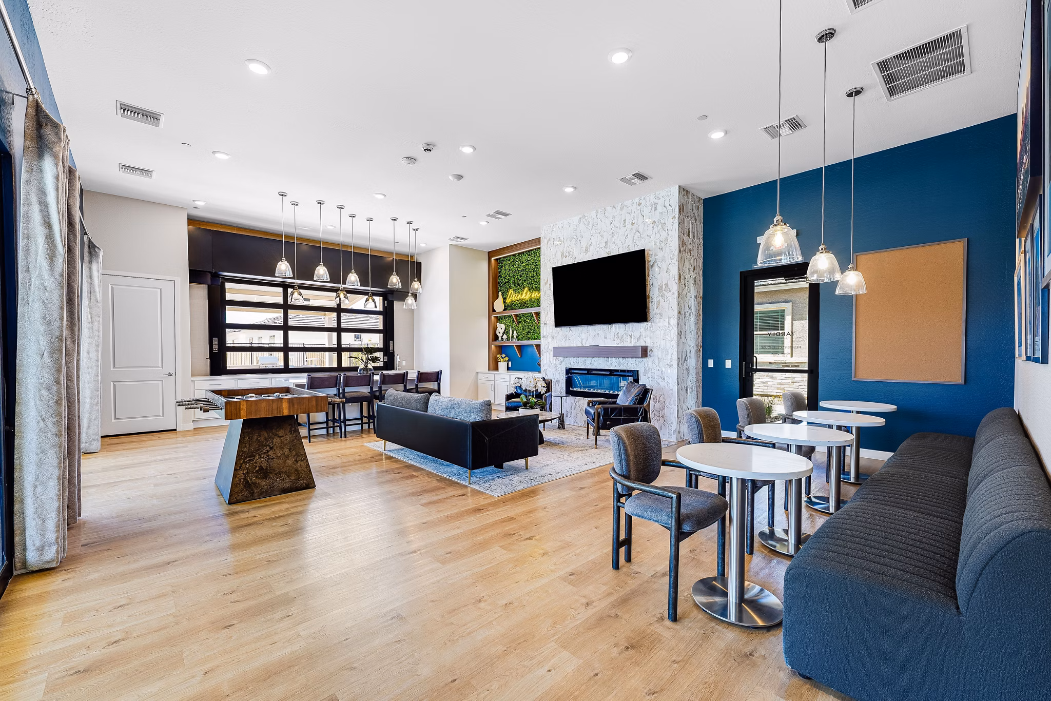 clubhouse at Yardly Broadway Apartments