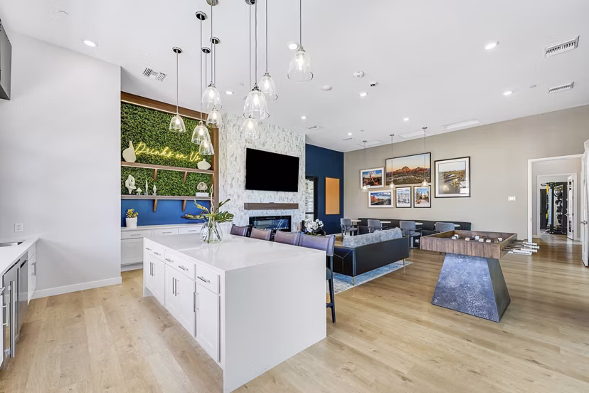 clubhouse at Yardly Broadway Apartments