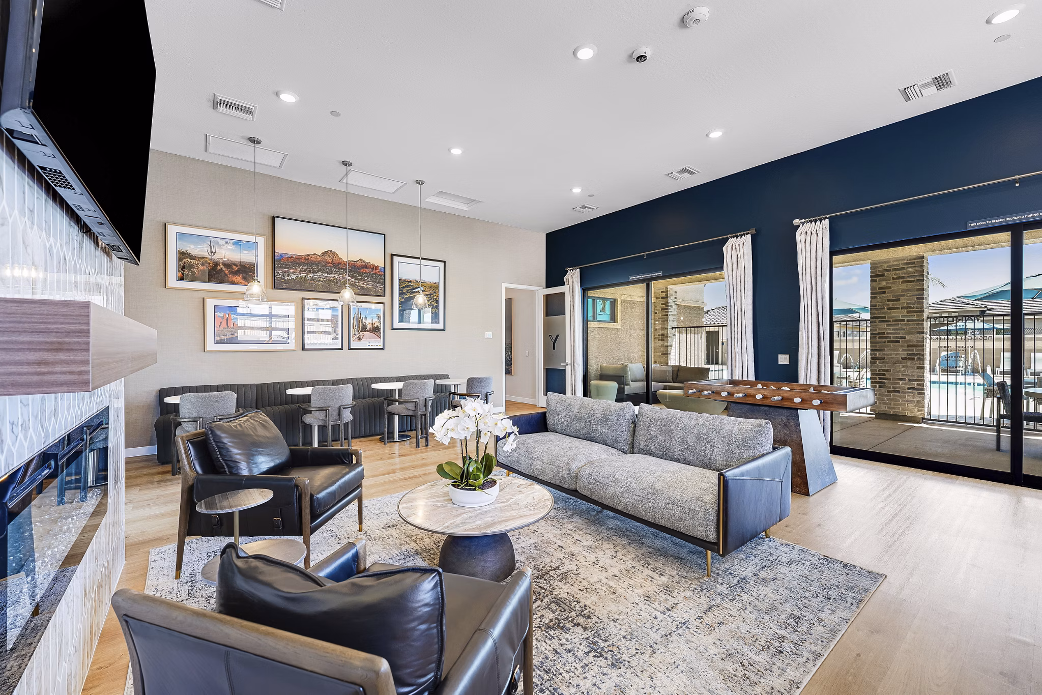 clubhouse at Yardly Broadway Apartments