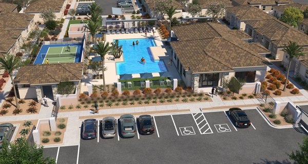 rendering at Yardly Broadway Apartments