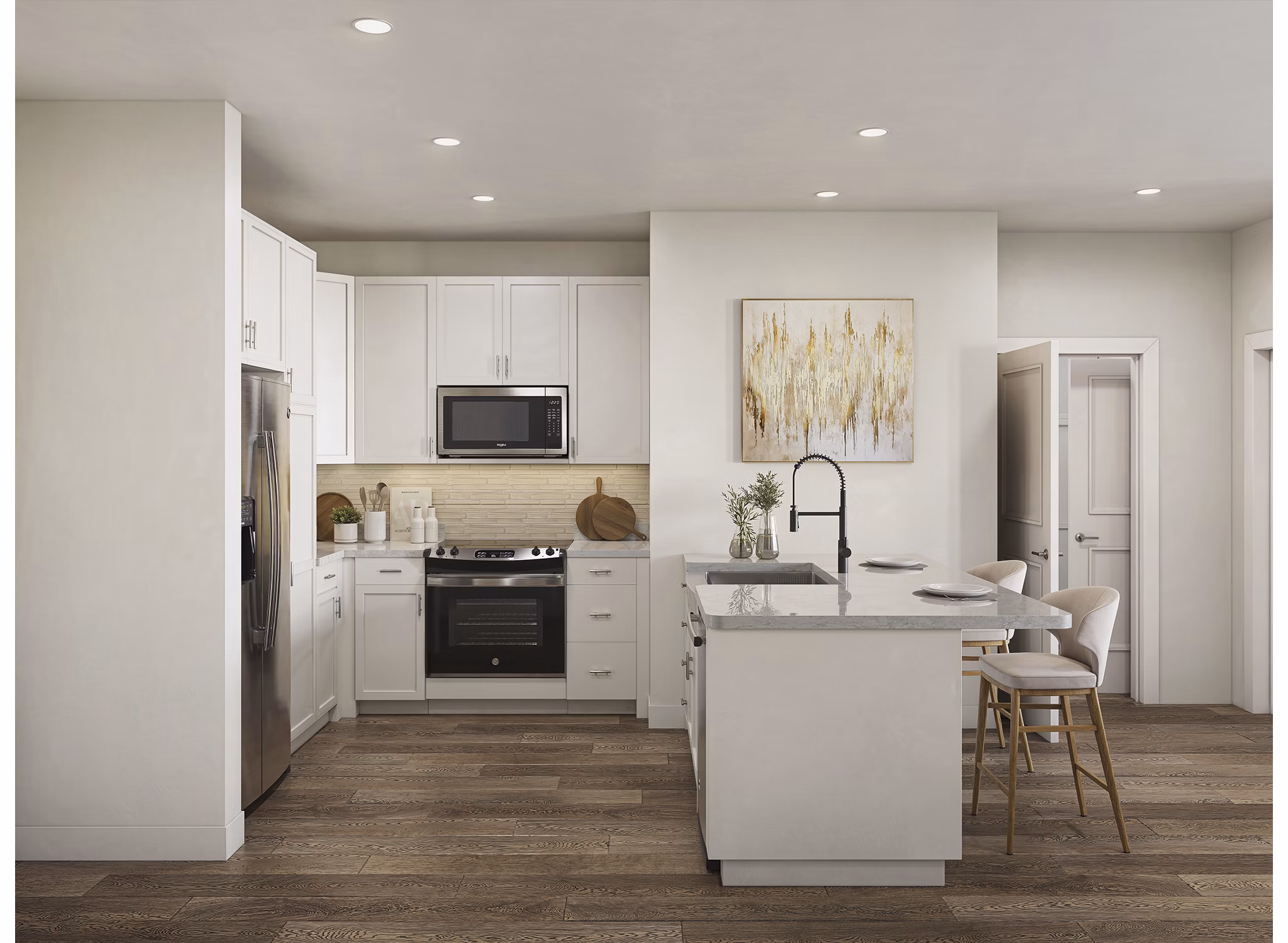 rendering at Chorus Asheville Apartments