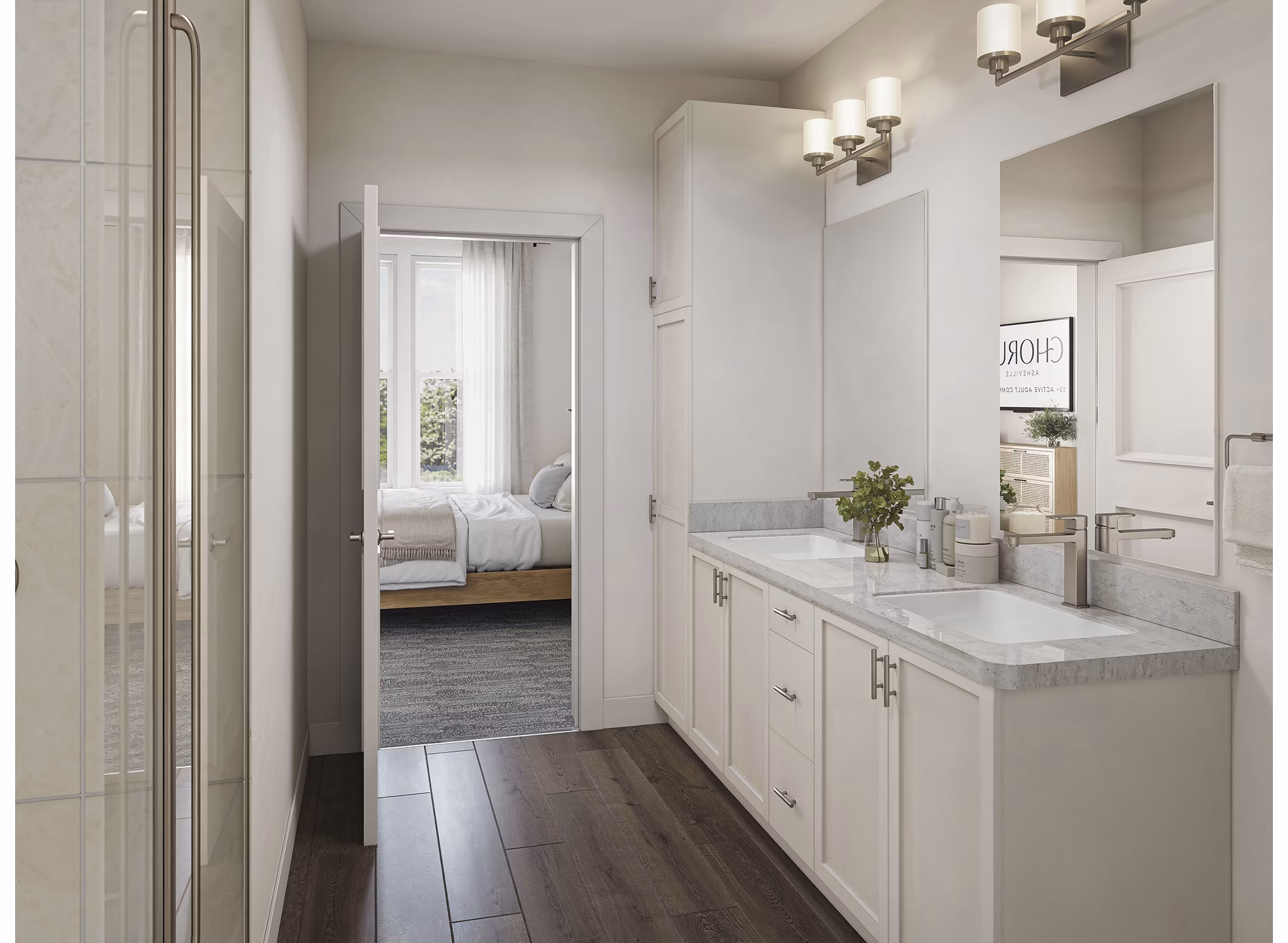 rendering at Chorus Asheville Apartments