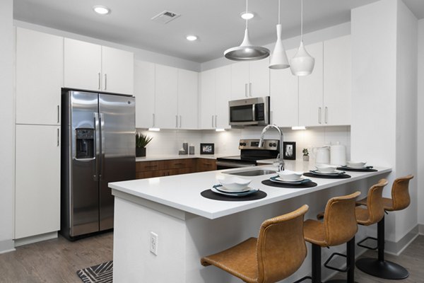 dining room at RYE SoBo Apartments 