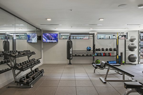 fitness center at RYE SoBo Apartments 
