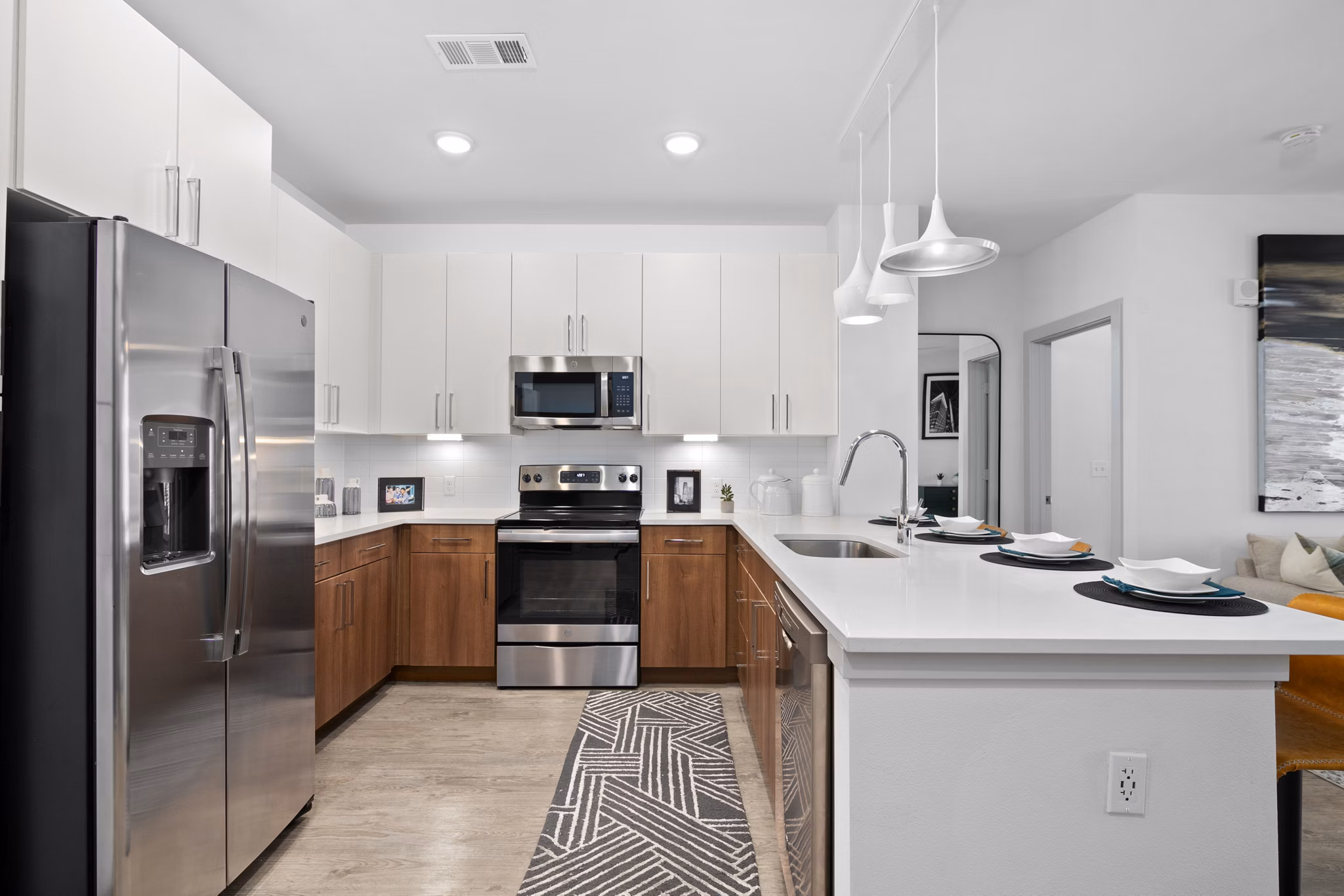 kitchen at RYE SoBo Apartments 