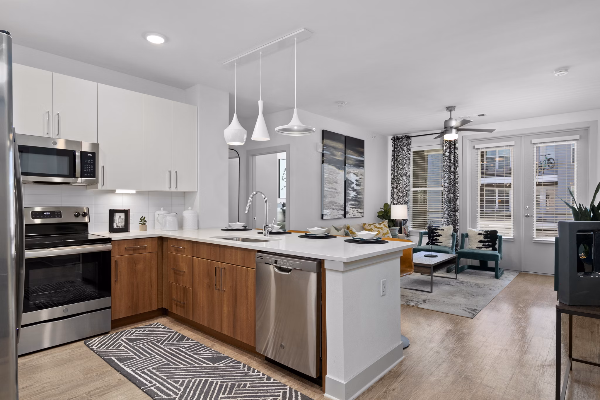 kitchen at RYE SoBo Apartments 