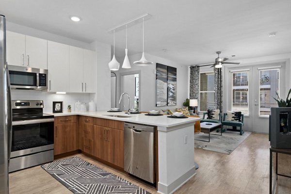 kitchen at RYE SoBo Apartments 