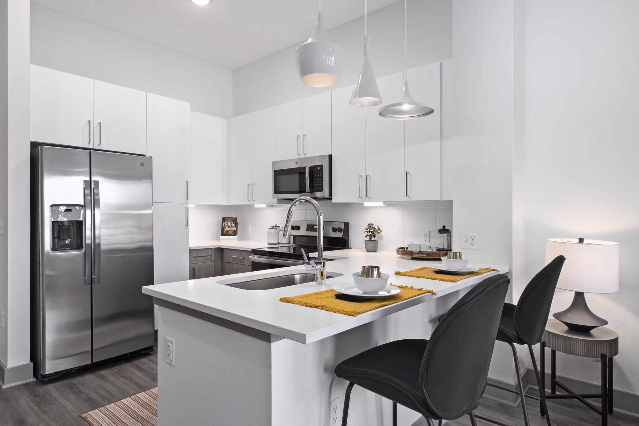 kitchen at RYE SoBo Apartments 
