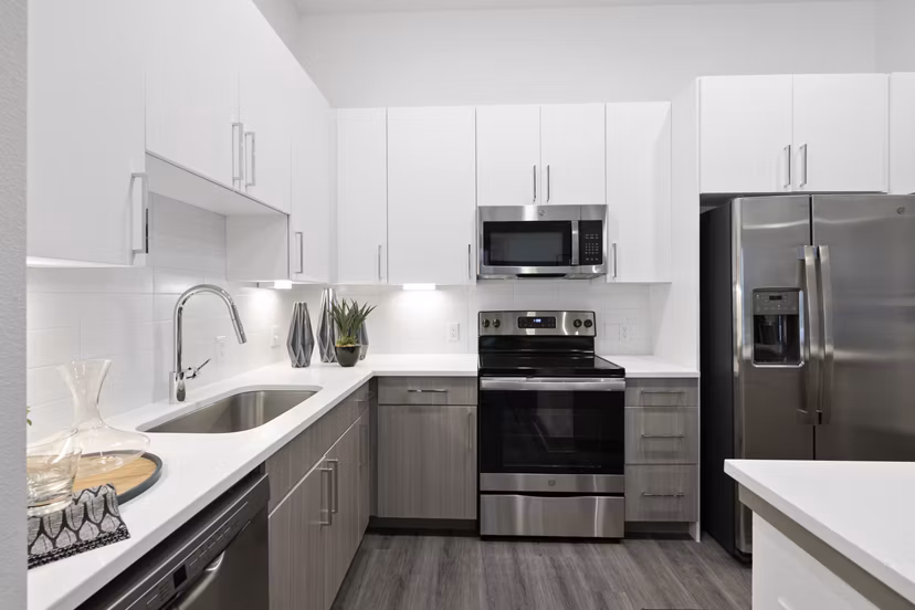 kitchen at RYE SoBo Apartments 