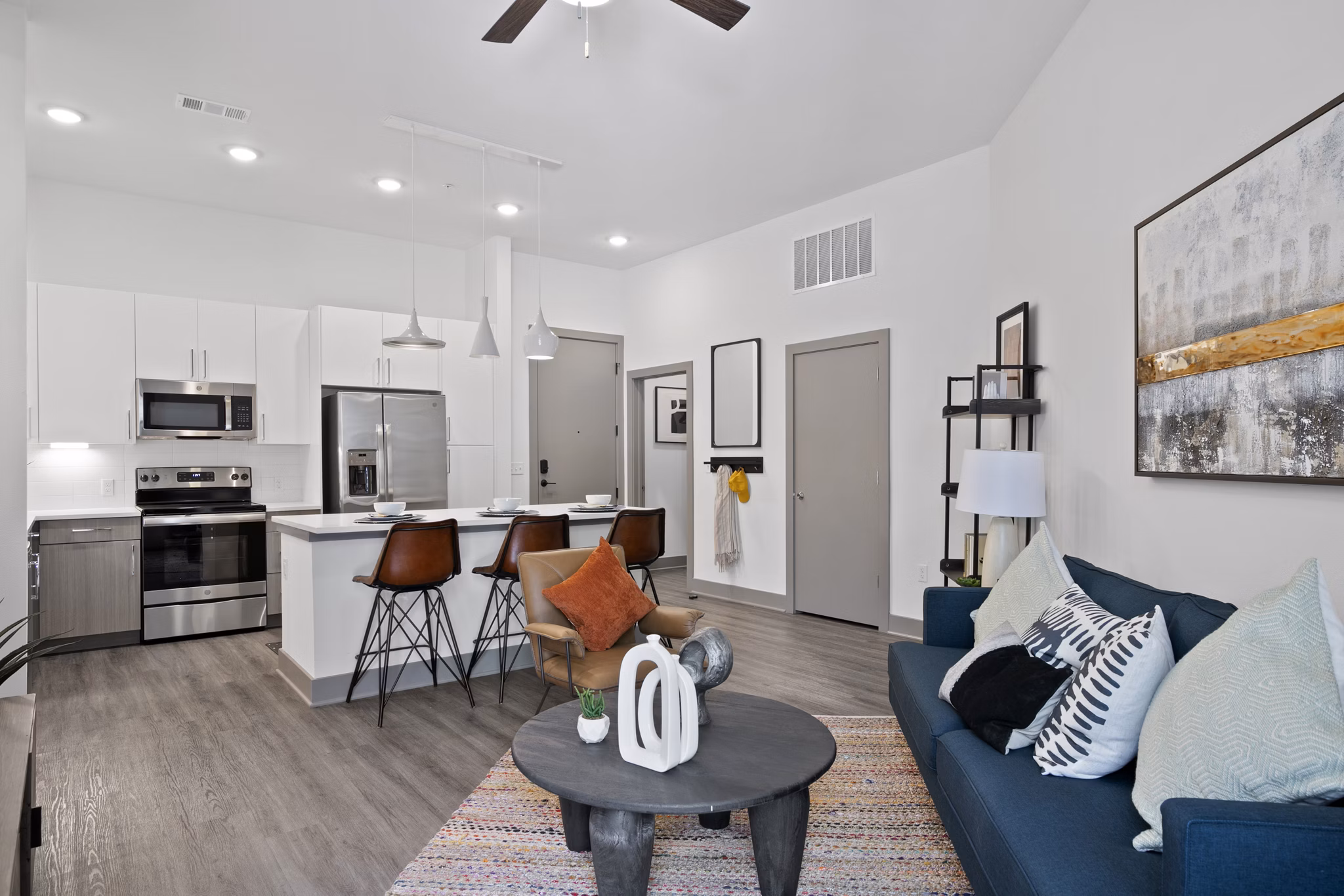 living room at RYE SoBo Apartments 