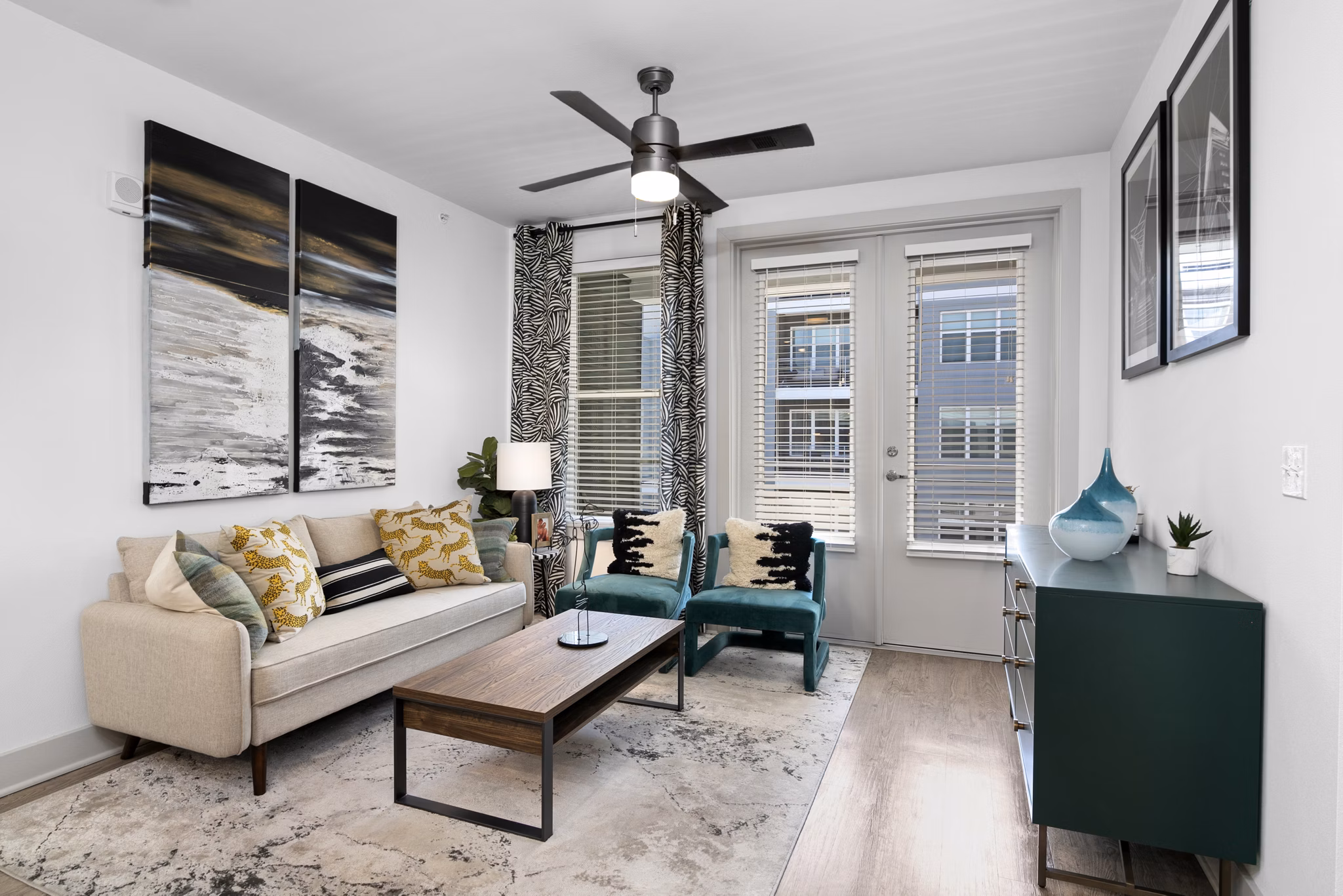 living room at RYE SoBo Apartments 