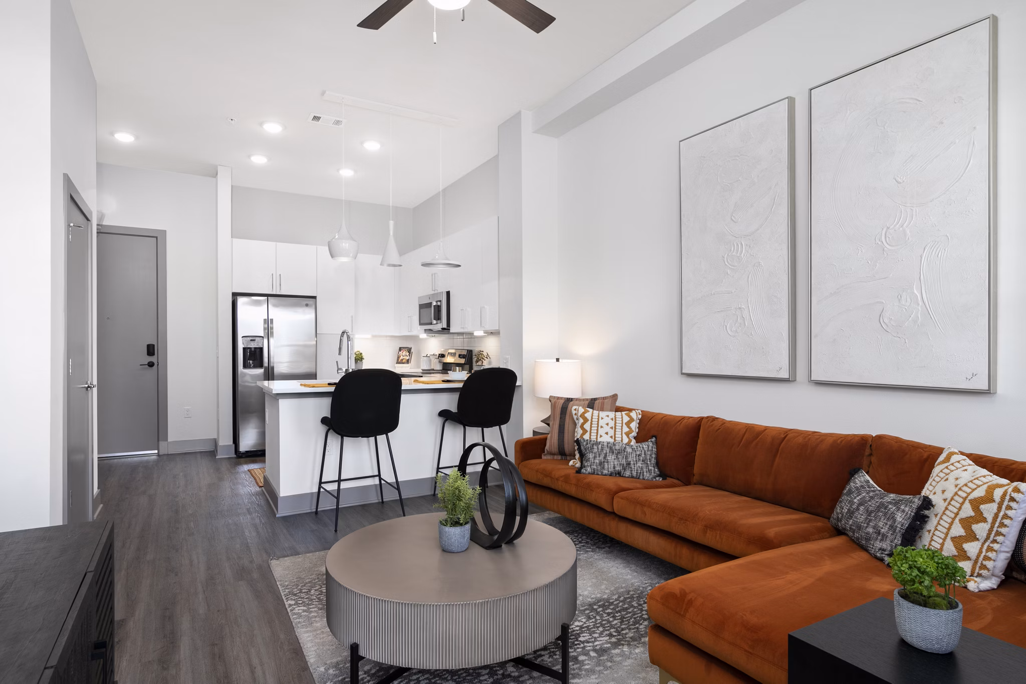 living room at RYE SoBo Apartments 