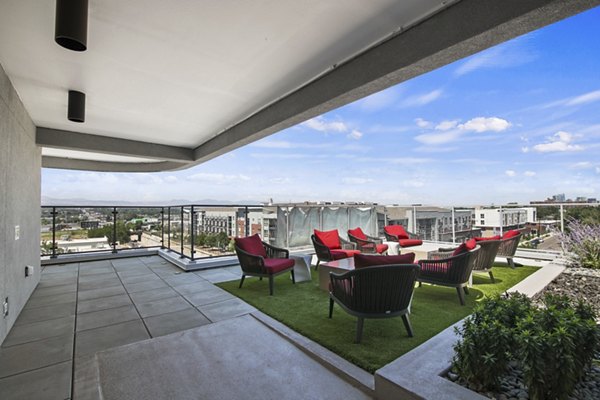patio at RYE SoBo Apartments 