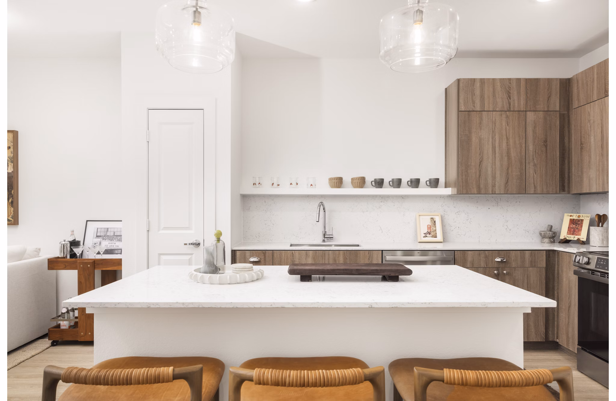 kitchen at Sonora Apartments 