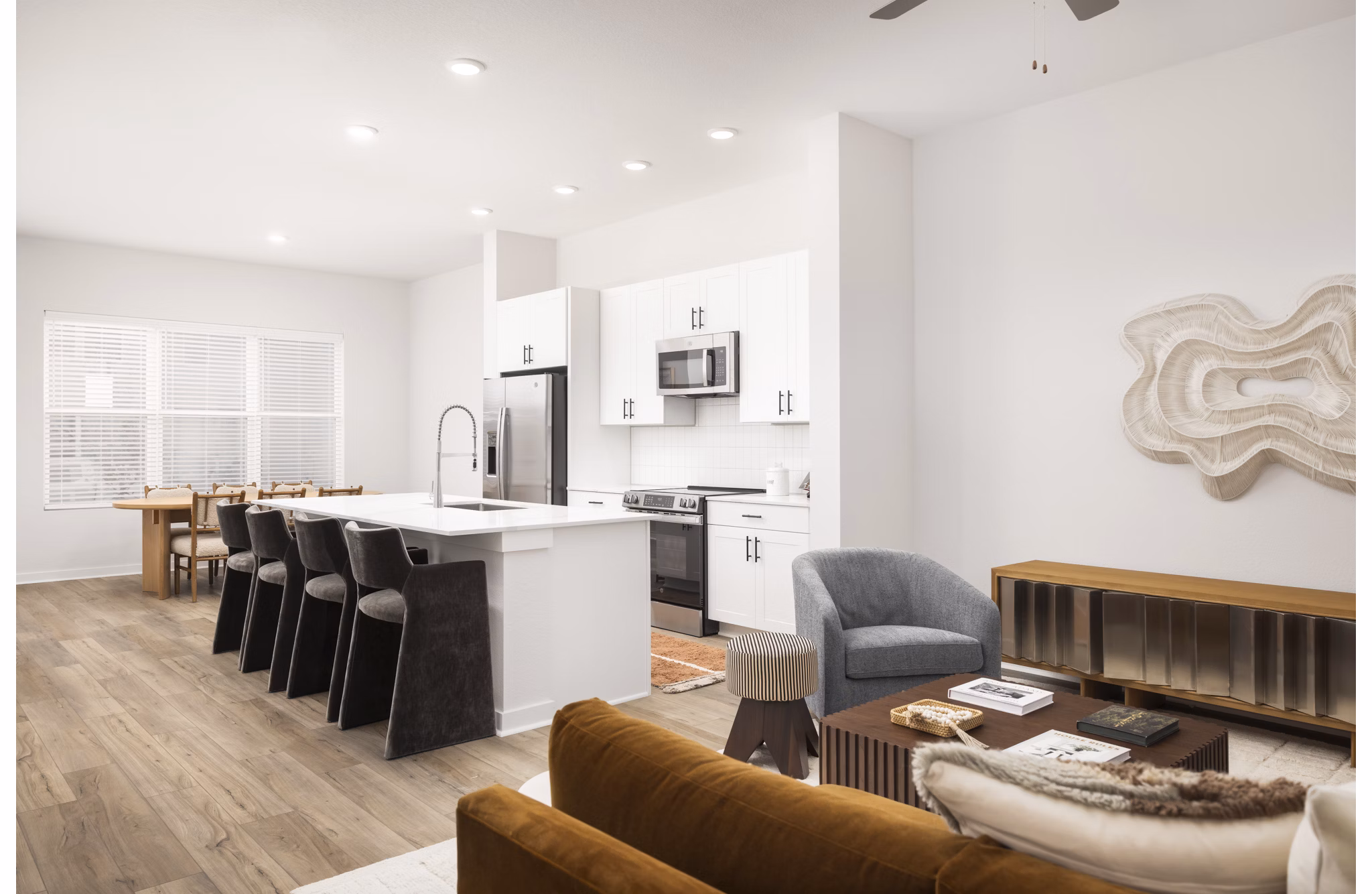 living room at Sonora Apartments 