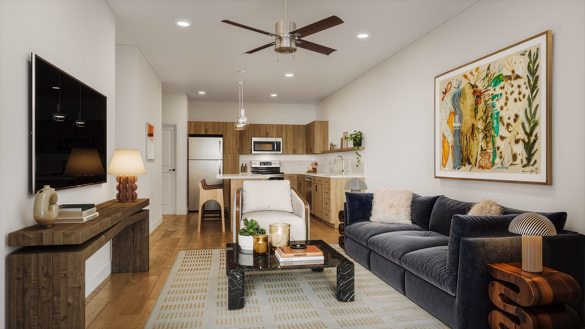 rendering at Sonora Apartments