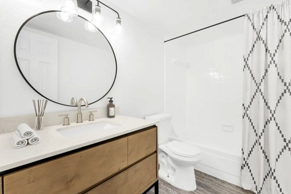 bathroom at Las Palmas Apartments 