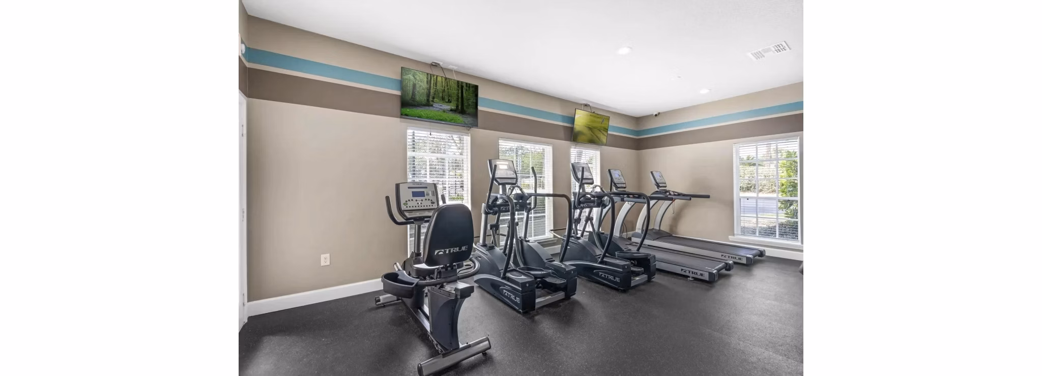 fitness center at Las Palmas Apartments 