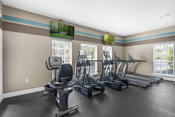 fitness center at Las Palmas Apartments 